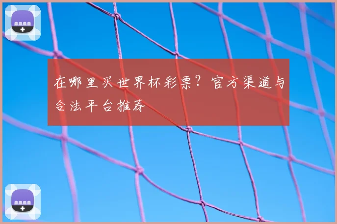在哪里买世界杯彩票？官方渠道与合法平台推荐