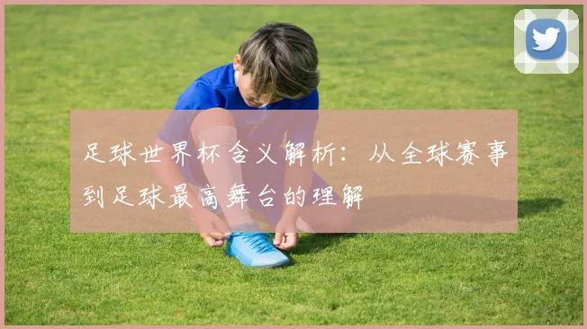 足球世界杯含义解析：从全球赛事到足球最高舞台的理解